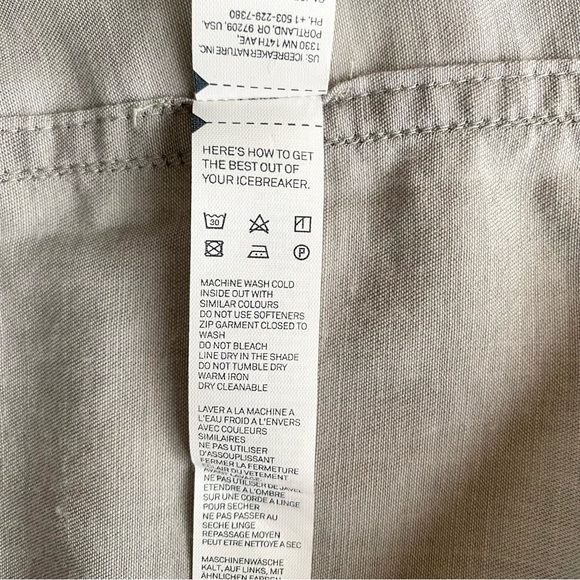 Icebreaker Gray Merino Wool Kala Tunic Travel Dress Heather Snow Sz M - Picture 9 of 12